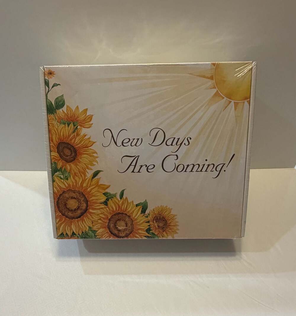 Sunflower Themed Self-Care Gift, Tumbler, Candle, Socks, and Bath Essentials